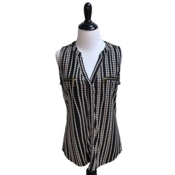INC International Concepts Tops - I.N.C. International Concepts Women's Blouse Top M Medium Sleeveless V-Neckline